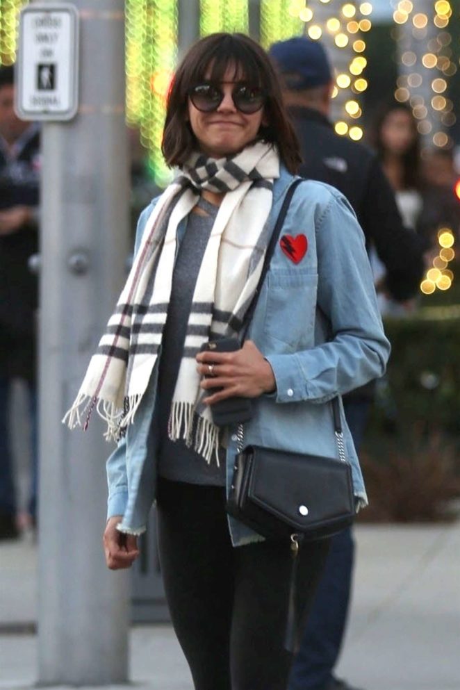 Nina Dobrev - Shopping on Rodeo Dr in Beverly Hills
